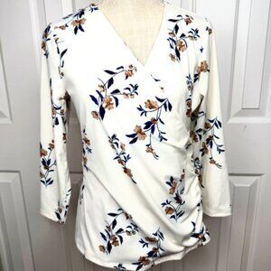 Ann Taylor Top with Ruched Draping